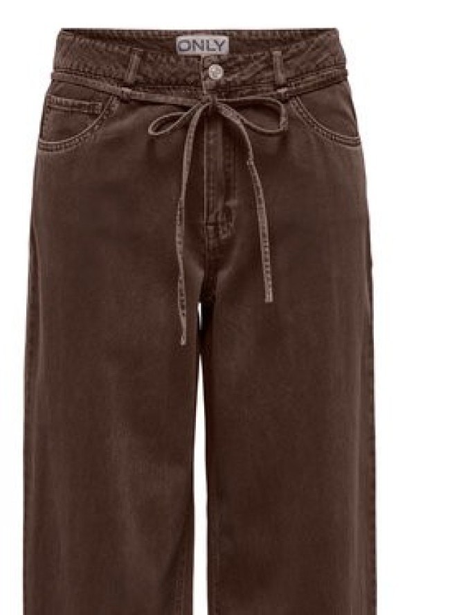 ONLY Jeansy Gianna 15372521 Brązowy Straight Leg