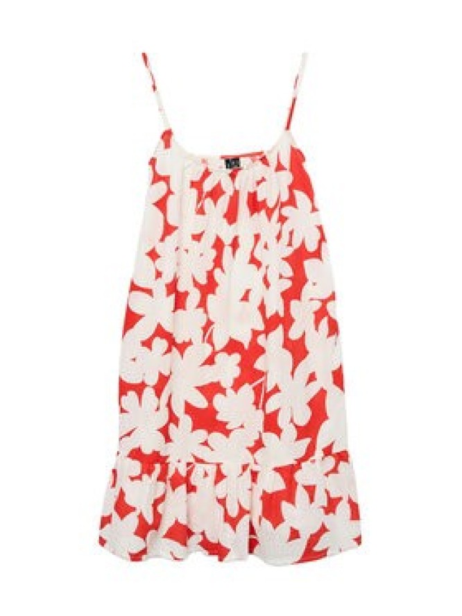 Vero Moda Sukienka letnia Dicthe 10323634 Czerwony Regular Fit
