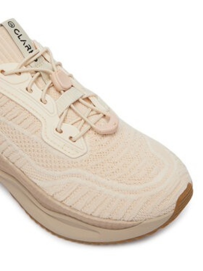 Clarks Sneakersy Pace Rise. 26187828 Beżowy