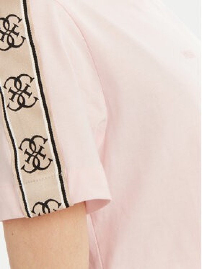 Guess T-Shirt 144851 Różowy Classic Fit