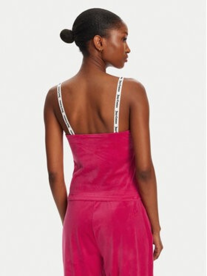 Juicy Couture Top Elina JCLCT125501 Różowy Slim Fit