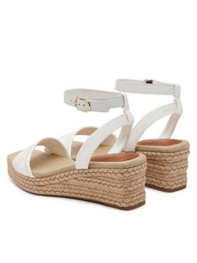 Tommy Hilfiger Espadryle Tommy Hilfiger Espad Mid Wedge FW0FW08805 Écru