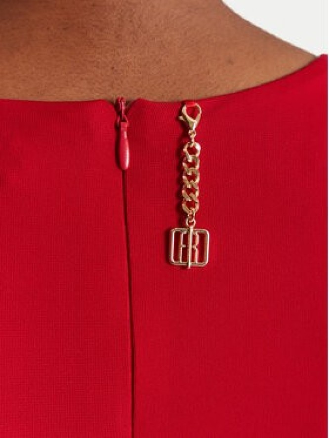 Fracomina Sukienka wieczorowa FQ25WD3006W62601 Czerwony Slim Fit