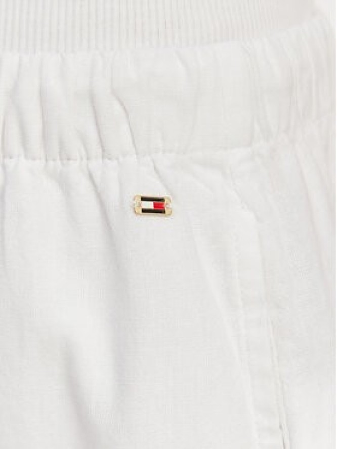 Tommy Hilfiger Spodnie materiałowe UW0UW06431 Biały
