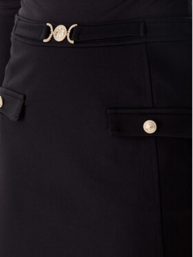 Guess Spódnica trapezowa W5BD61 KCMU2 Czarny Regular Fit