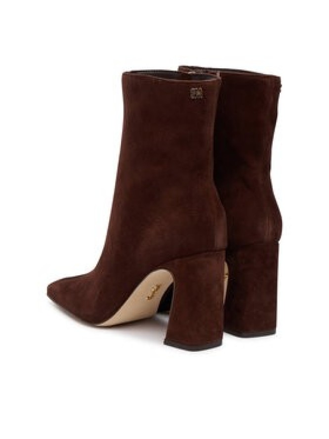 Steve Madden Botki Flares 11005754 Brązowy ciemny