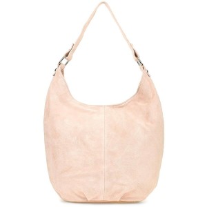 Worek skórzany VERA PELLE K50 pudrowy różowy