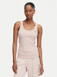 Guess Top V4YP06 K8RT2 Różowy Slim Fit