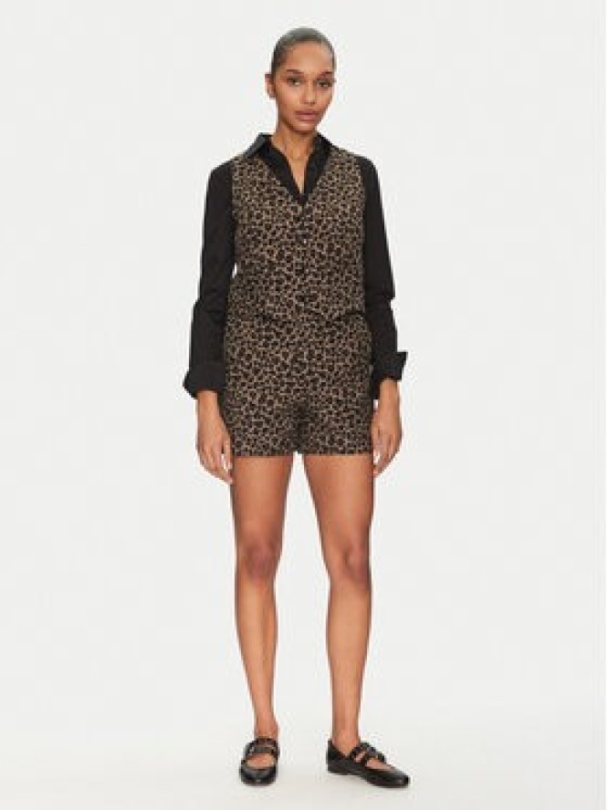 Morgan Kamizelka 251-CBILI.F Brązowy Slim Fit