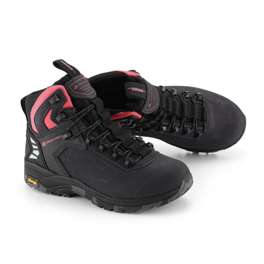 Buty trekkingowe skórzane damskie Alpine Pro Spidere Mid Vibram