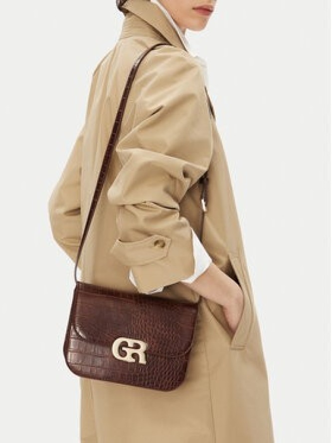 Gino Rossi Torebka CEO-LINA-KQ44-CROCCO Brązowy