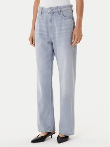 BOSS Jeansy Crossroad 50545119 Szary Boyfriend Fit