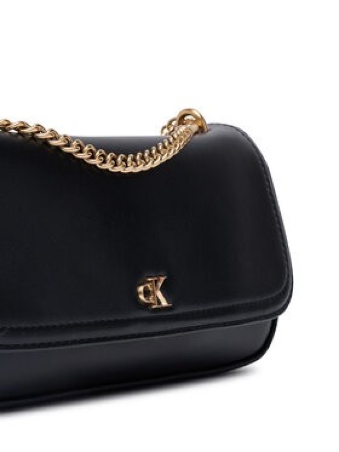 Calvin Klein Torebka Ck Convertible Chain Small Bag LV04F3172G Czarny