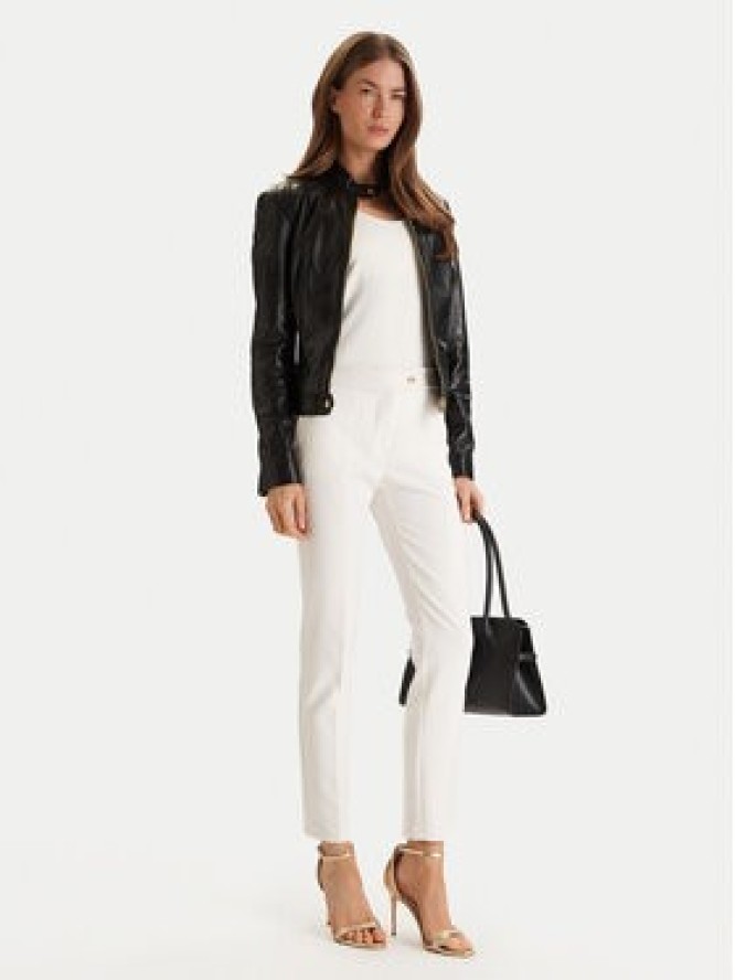 Marciano Guess Kurtka skórzana 6RGL09 7133A Czarny Regular Fit