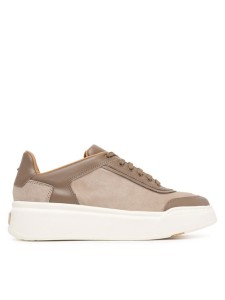 Max Mara Sneakersy Isuede 2624766031 Szary jasny