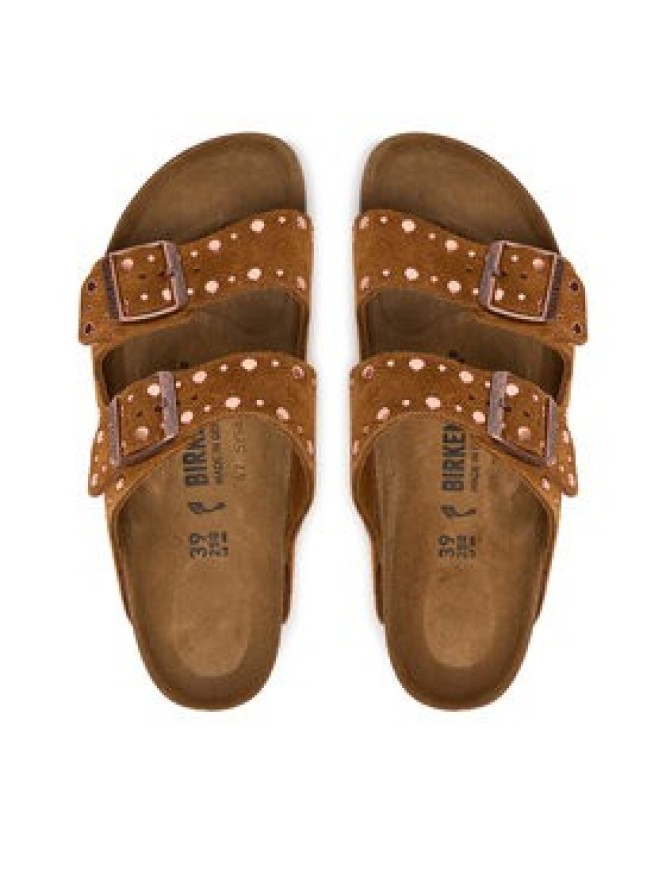 Birkenstock Klapki Arizona Rivet 1031731 Brązowy