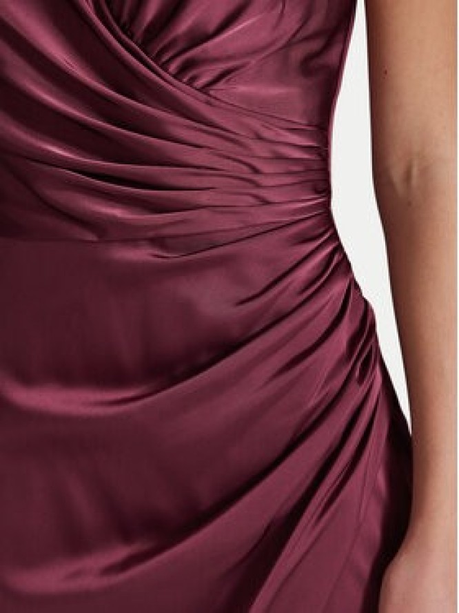 Hey Kyla Sukienka wieczorowa 5AI075HK Bordowy Slim Fit