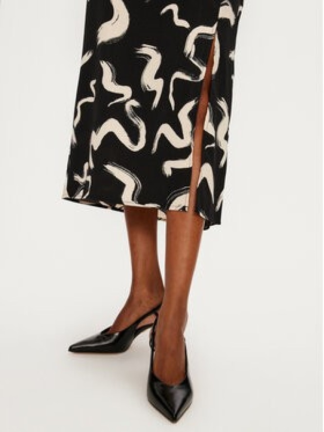 ONLY Spódnica midi Nova 15331905 Czarny Regular Fit