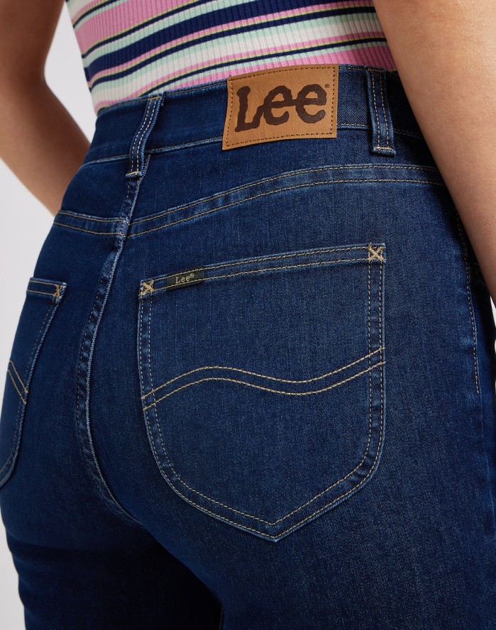 LEE DAMSKIE SPODNIE JEANSOWE ULC SKINNY DEEPEST DARK 112351235 L35V016198