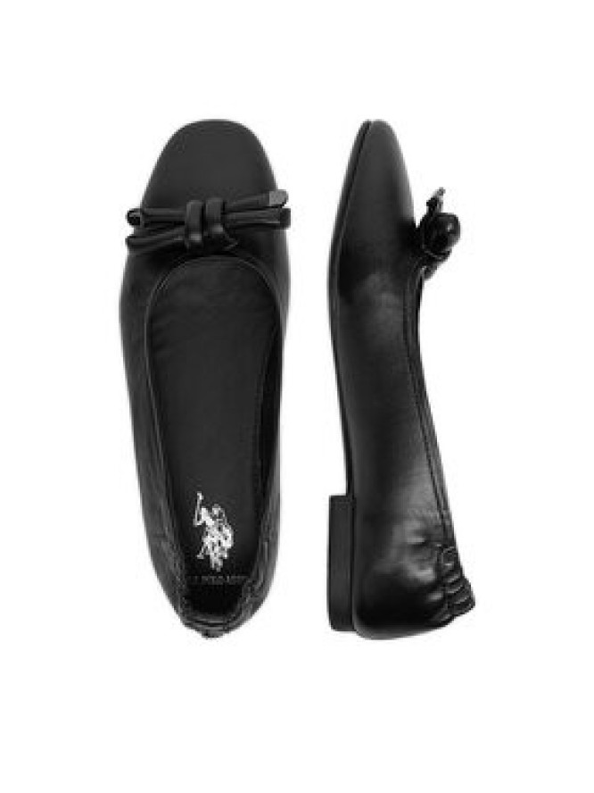 U.S. Polo Assn. Baleriny EO-OXANA001W/6L1 Czarny