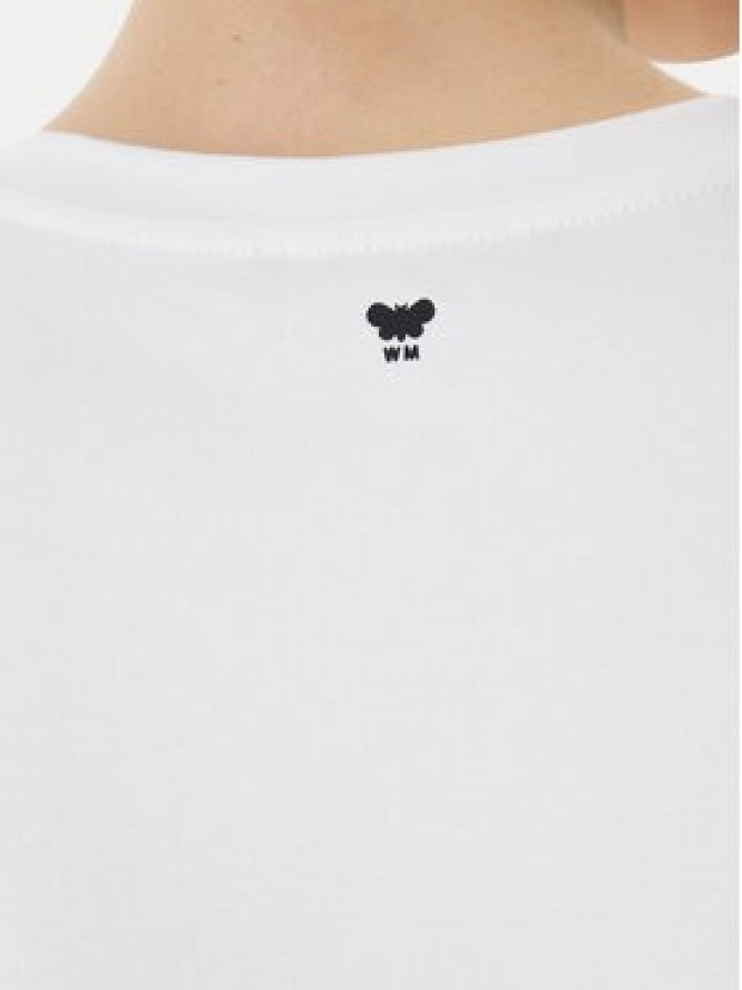 Weekend Max Mara T-Shirt Multid 2615941031 Biały Relaxed Fit