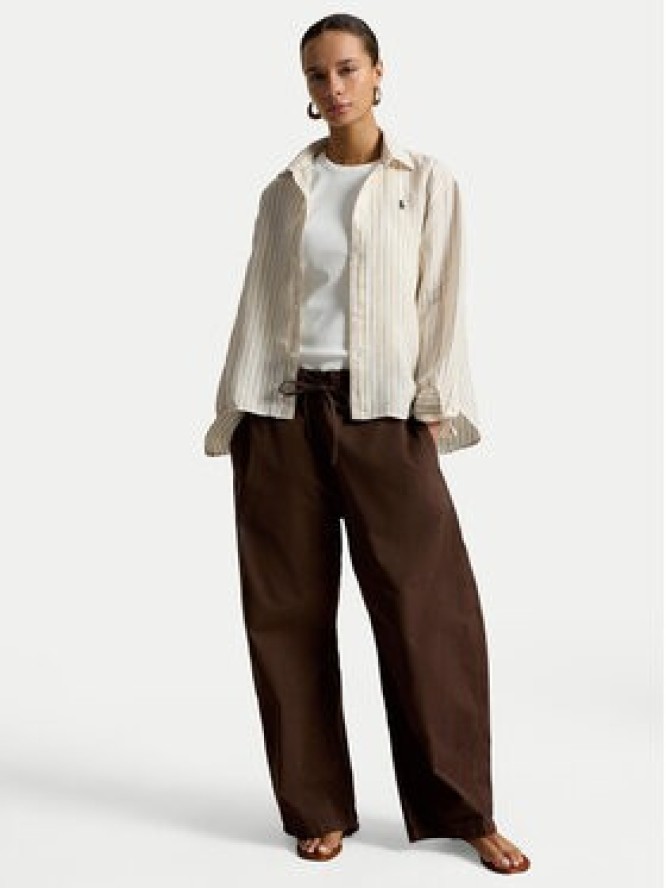 Polo Ralph Lauren Koszula 211935130504 Beżowy jasny Relaxed Fit