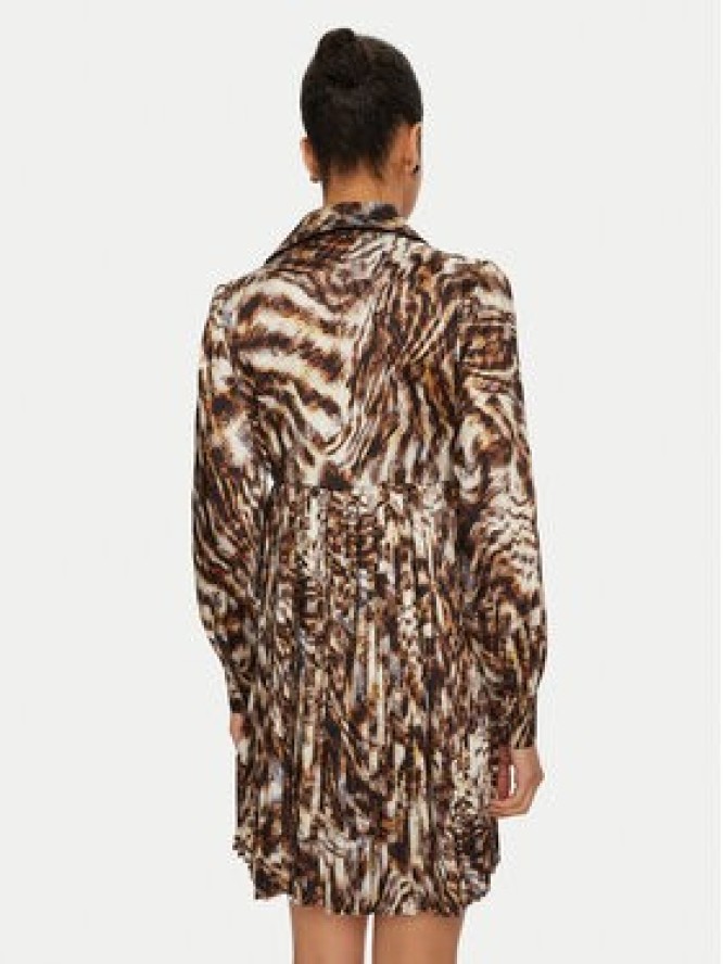 Liu Jo Sukienka koszulowa WF4516 T5973 Brązowy Regular Fit