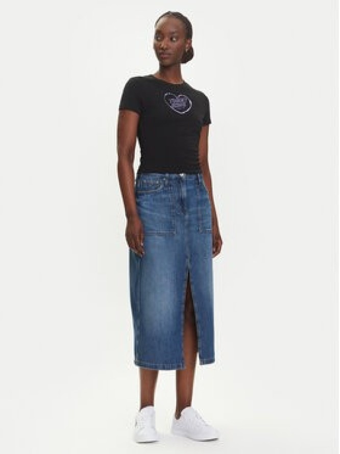 Tommy Jeans Spódnica jeansowa Claire DW0DW21070 Granatowy Regular Fit