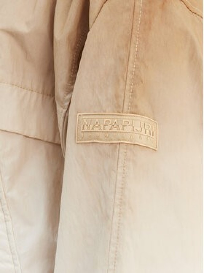 Napapijri Kurtka przejściowa A-Traveler Short DW NP0A4I6GN3D1 Beżowy Regular Fit