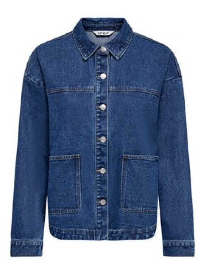 ONLY Kurtka jeansowa Lara 15372651 Granatowy Regular Fit