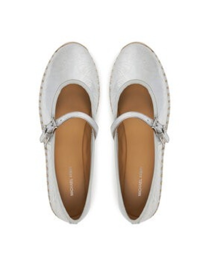 MICHAEL Michael Kors Espadryle Lynn 40S5LYFP2M Srebrny