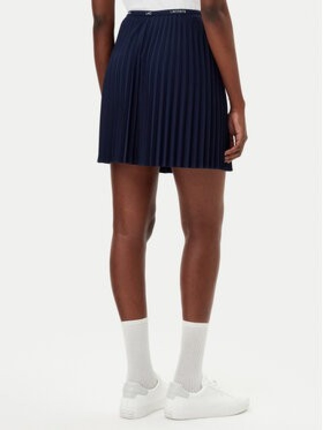 Lacoste Spódnica plisowana JF1403 Granatowy Regular Fit