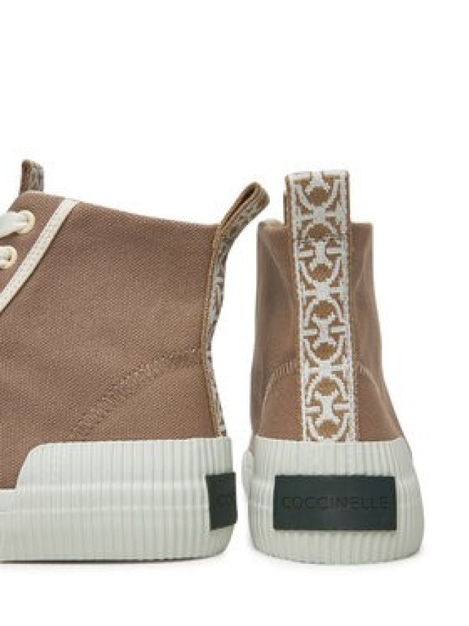 Coccinelle Trampki E4 SXG 24 02 01 Beżowy