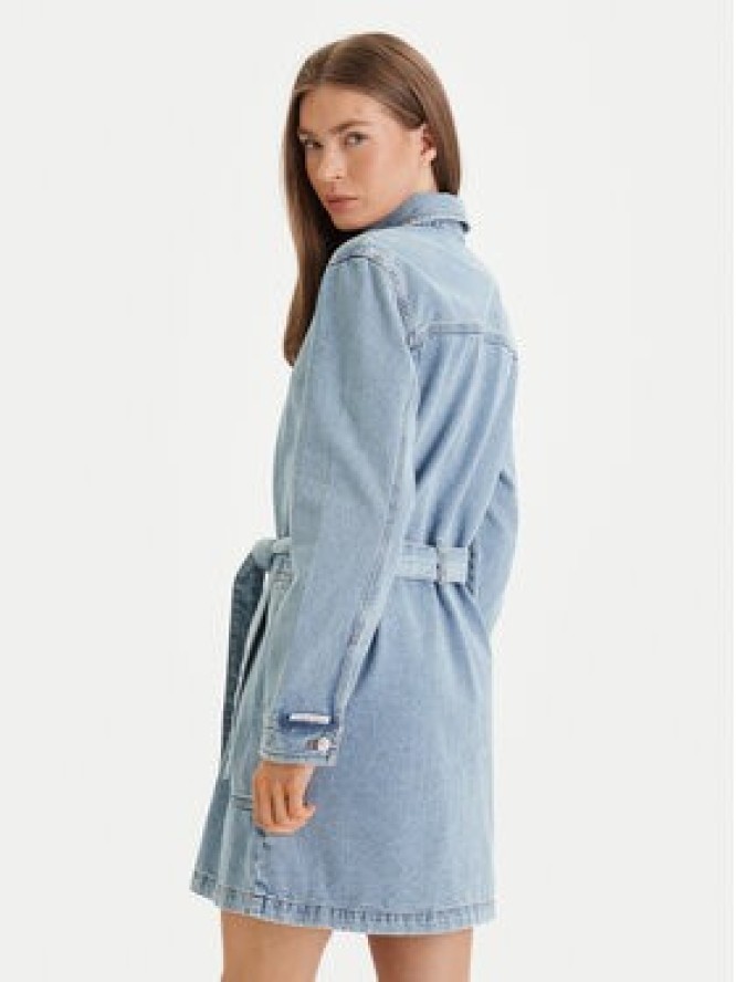 Calvin Klein Jeans Sukienka jeansowa LV047F671G Niebieski Regular Fit