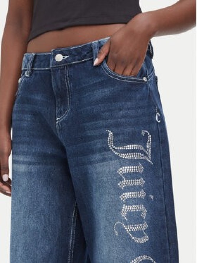 Juicy Couture Jeansy JCDJE225952 Niebieski Wide Leg