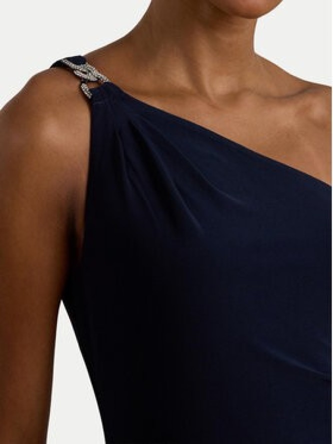 LAUREN RALPH LAUREN Sukienka wieczorowa 253980922002 Granatowy Slim Fit
