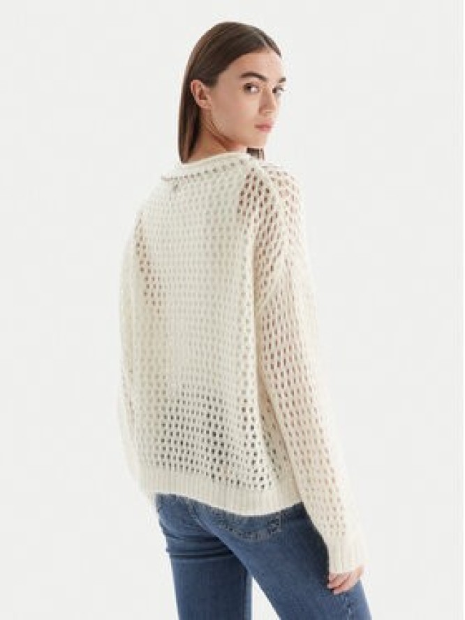 Liu Jo Sweter MF5430 MS039 Écru Relaxed Fit
