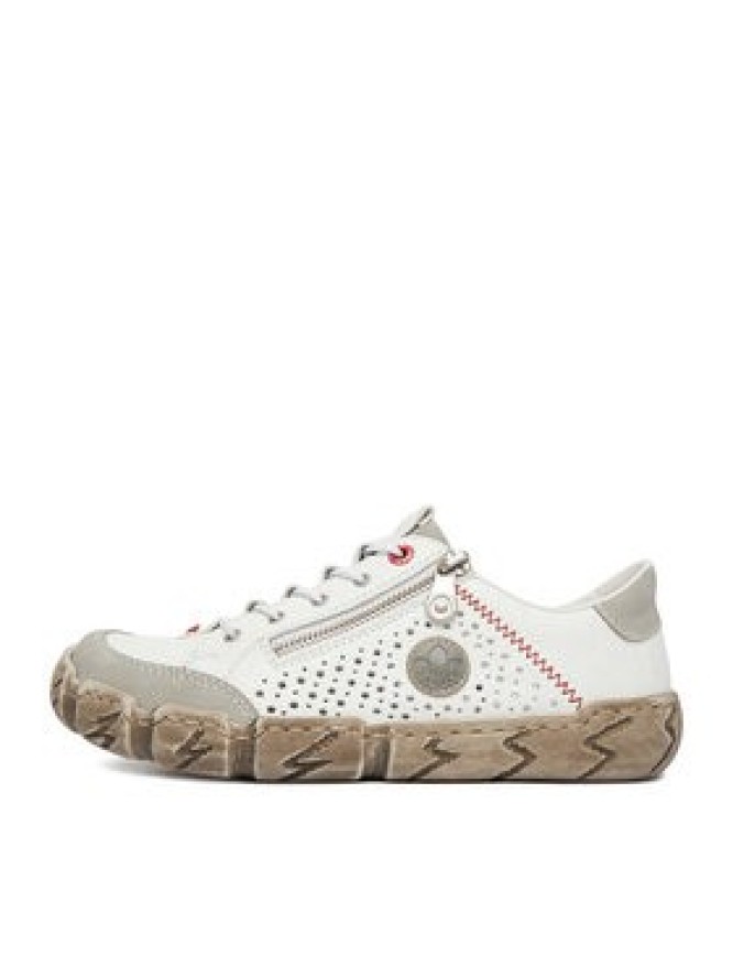 Rieker Półbuty L0355-80 Biały