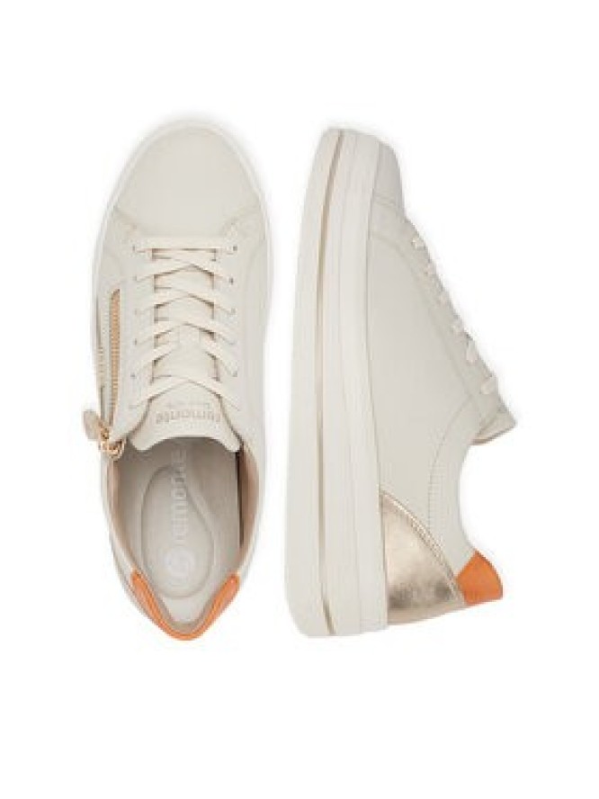 Remonte Sneakersy D1C01-81 Beżowy