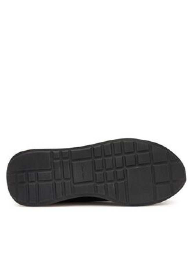 Calvin Klein Sneakersy Retro Runner Sock Panl Lth Neo HW0HW03118 Czarny