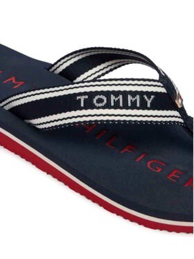 Tommy Hilfiger Japonki Th Webbing Summer Sandal FW0FW09193 Granatowy
