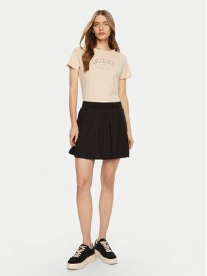 Guess T-Shirt V5RI16 J1314 Beżowy Regular Fit