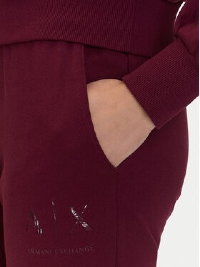 Armani Exchange Bluza XW000747 AF16114 UA343 Bordowy Relaxed Fit