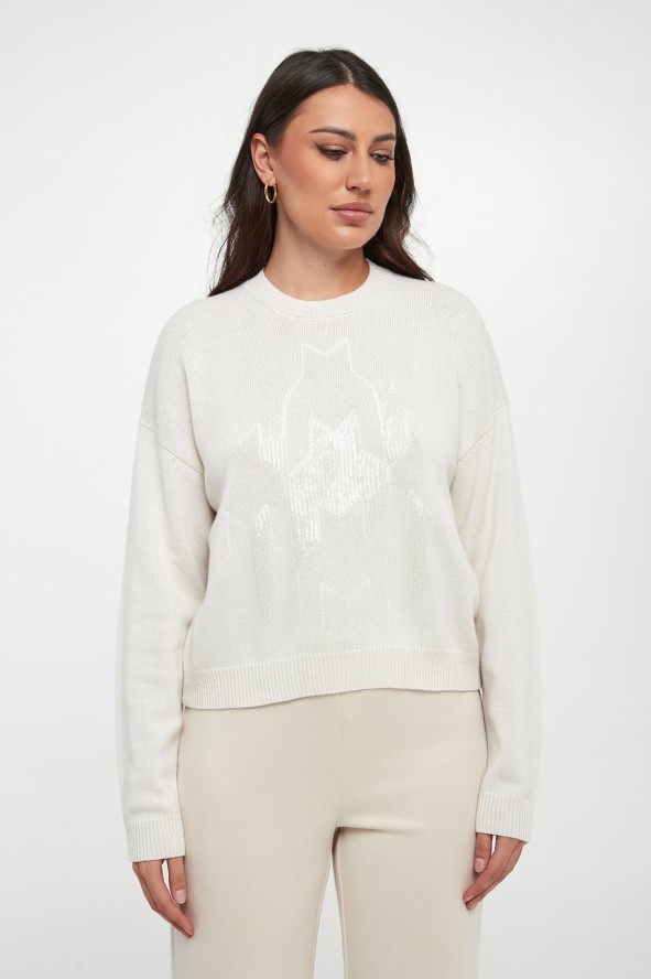 Sweter damski z jedwabiem i kaszmirem PESERICO