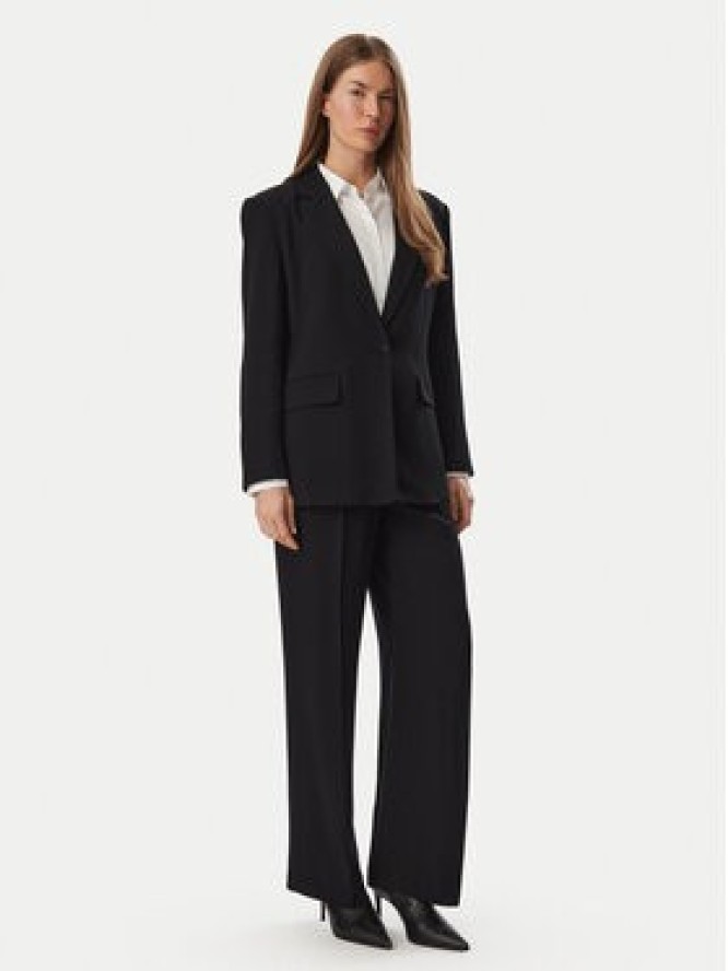 KARL LAGERFELD Marynarka B4W14019 Czarny Regular Fit