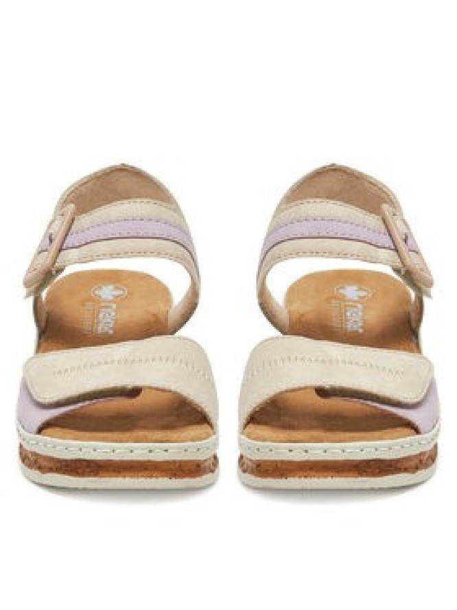 Rieker Sandały 62900-90 Beżowy