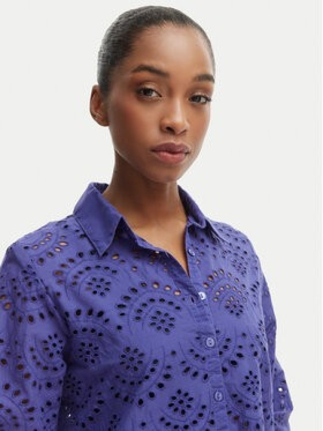 Iconique Sukienka letnia Ella IC26-082 Fioletowy Relaxed Fit