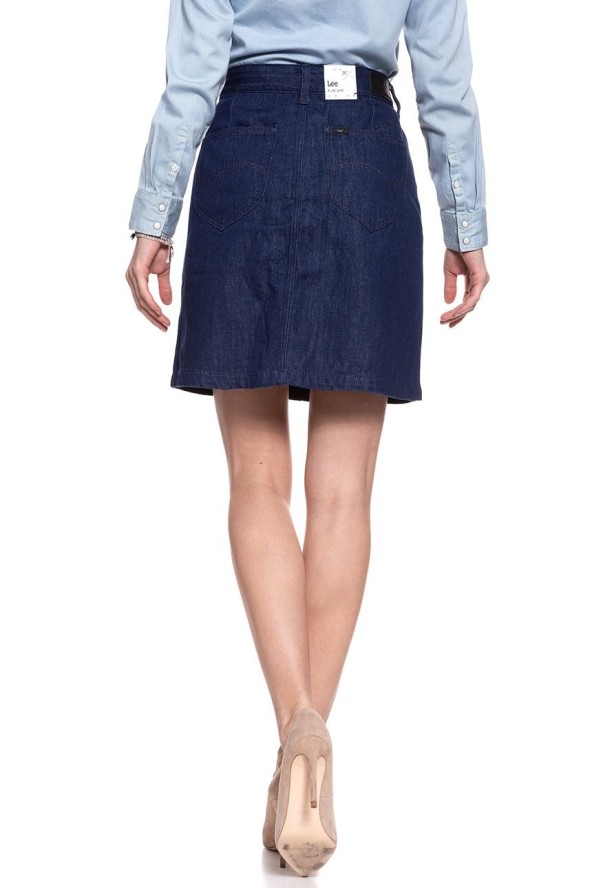 SPÓDNICA JEANSOWA LEE A LINE SKIRT RINSE L38NRC36 112108289