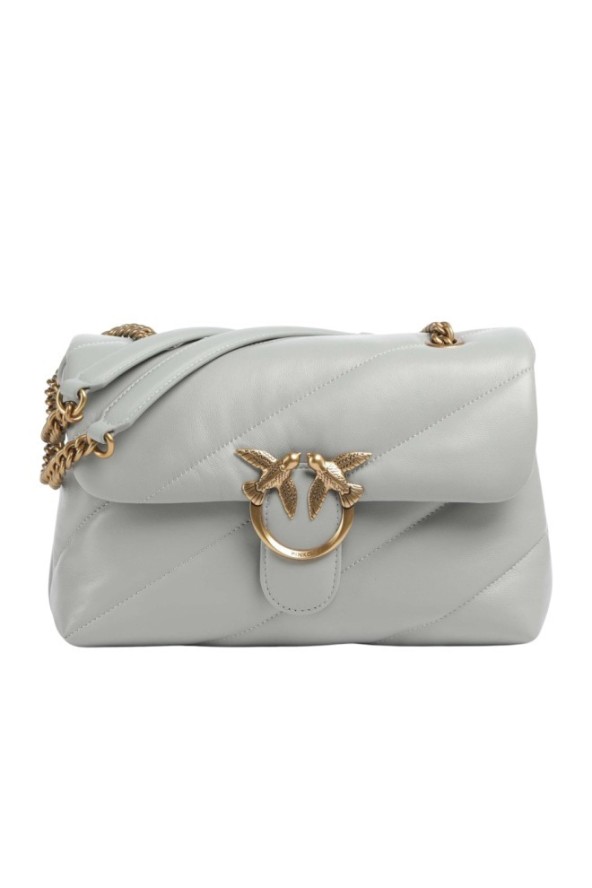 PINKO Szara listonoszka damska Love Puff Classic