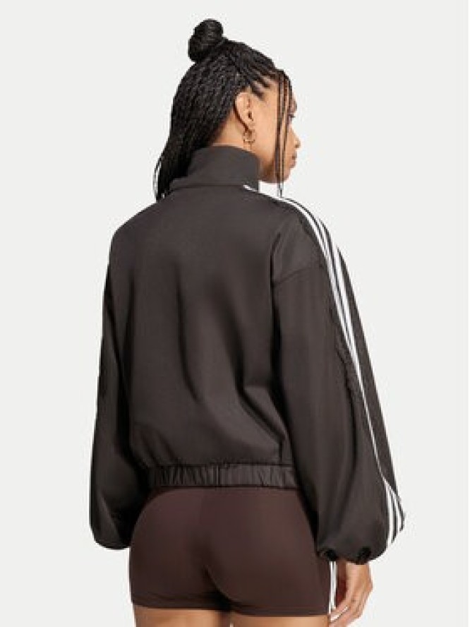 adidas Bluza Lace Oversized Archive Track Top LG4278 Brązowy Regular Fit